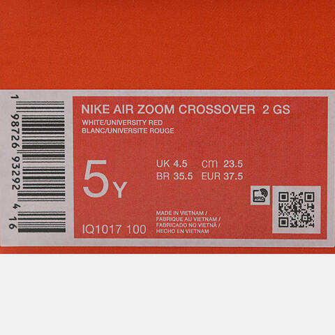 Nike KidsNike Kids2026大童NIKE AIR ZOOM CROSSOVER  2 GS儿童IQ1017-100