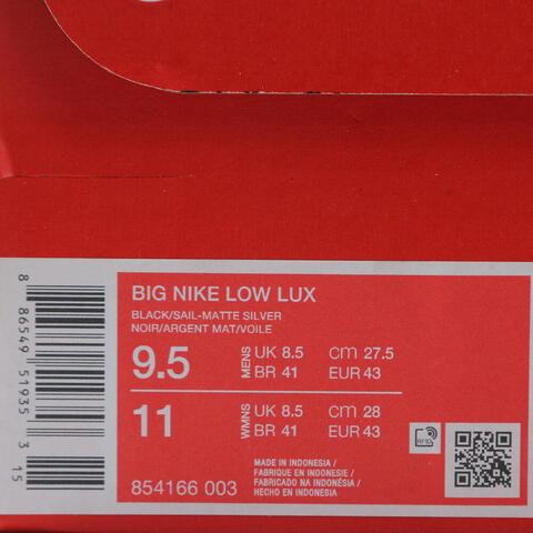 NIKE耐克2026男子BIG NIKE LOW LUX休闲854166-003
