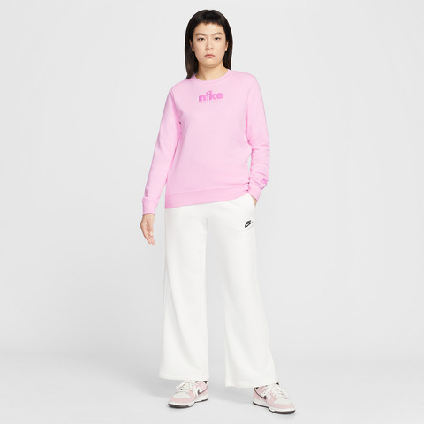 NIKE耐克2026女子AS W NSW CLUB FLC STD GX CREW针织无帽卫衣IF0225-663