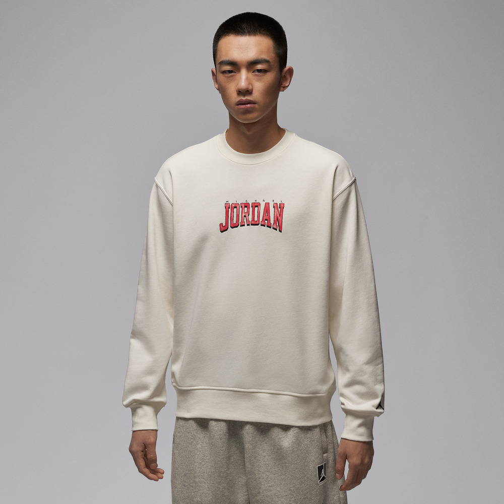 JordanJordan2026男子AS M J GFX FLC CREW GCEL针织无帽卫衣IR0111-133