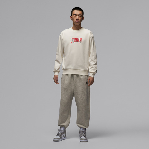 JordanJordan2026男子AS M J GFX FLC CREW GCEL针织无帽卫衣IR0111-133
