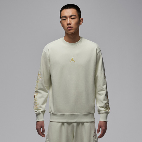 JordanJordan2026男子AS M J FLT FLC CREW CNY针织无帽卫衣IQ3950-020