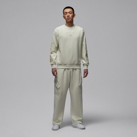 JordanJordan2026男子AS M J FLT FLC CREW CNY针织无帽卫衣IQ3950-020