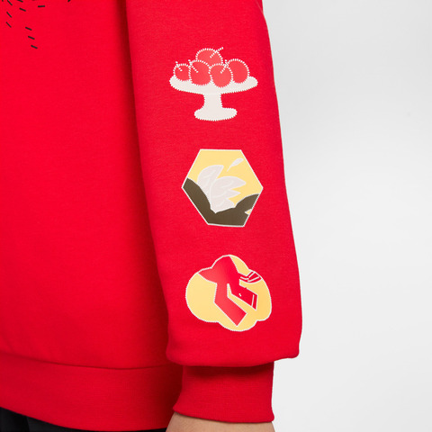 Nike KidsNike Kids2026大童K NSW CLUB FLC CREW CNY GCEL针织无帽卫衣IQ3931-657