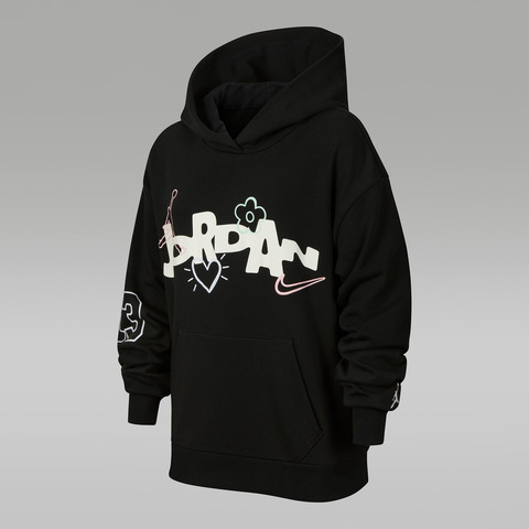 JordanJordan2026女大童套头连帽卫衣针织连帽卫衣JD2612171GS-002