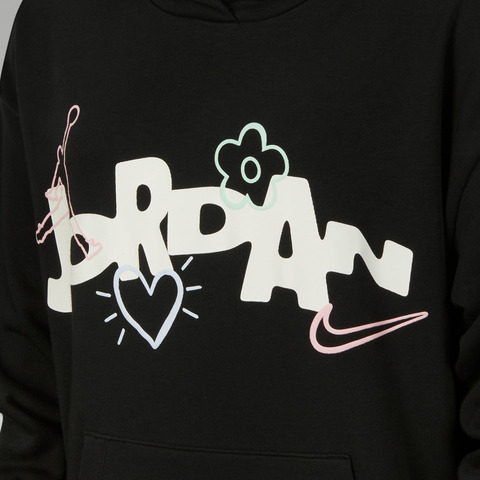 JordanJordan2026女大童套头连帽卫衣针织连帽卫衣JD2612171GS-002