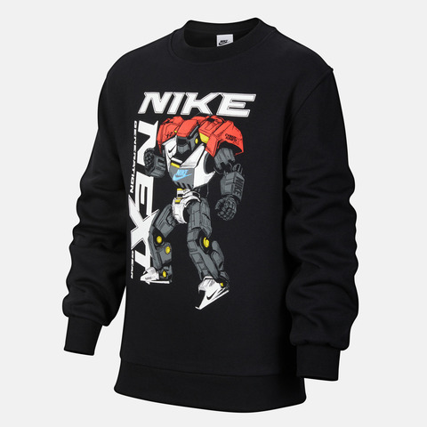 Nike KidsNike Kids2026大童K NSW CLUB FT LS TOP GCEL针织无帽卫衣IR0099-010