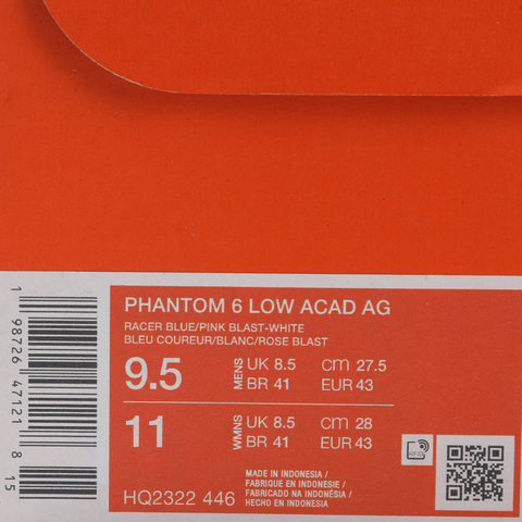 NIKE耐克2026男子PHANTOM 6 LOW ACAD AG足球HQ2322-446