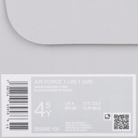 Nike KidsNike Kids2026大童AIR FORCE 1 LV8 1 (GS)儿童IB5688-100