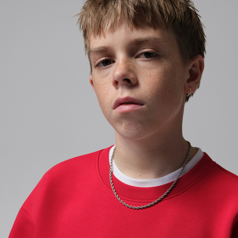 JordanJordan2026男大童套头无帽卫衣针织无帽卫衣JD2612047GS-002