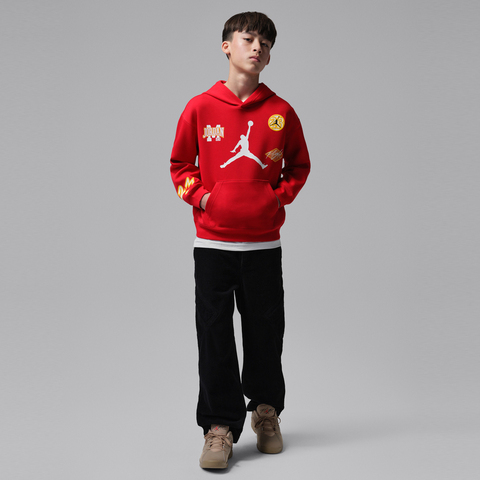 JordanJordan2026男大童套头连帽卫衣针织连帽卫衣JD2612049GS-002