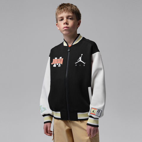 JordanJordan2026大童针织夹克针织无帽外套JD2612050GS-003