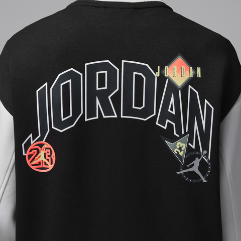 JordanJordan2026大童针织夹克针织无帽外套JD2612050GS-003