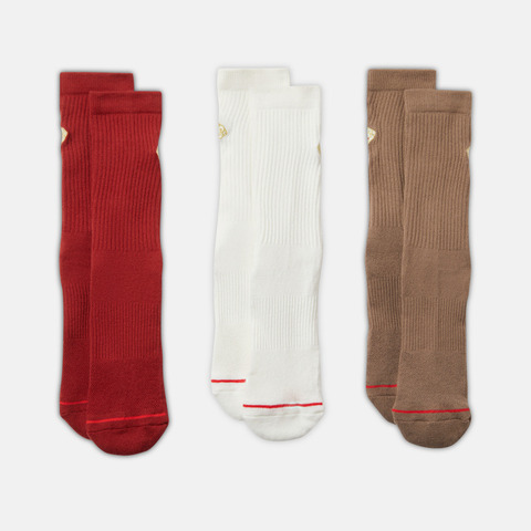 JordanJordan2026中性U J ED POLY CREW 3PR - 144 CNY中袜优惠装IR0197-900