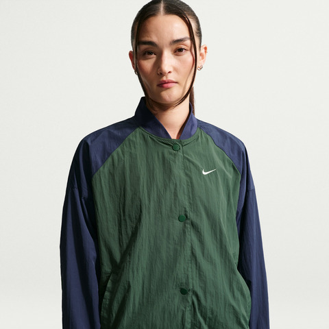 NIKE耐克2026女子AS W NSW HBR VARSITY JKT梭织无帽外套IF0333-323