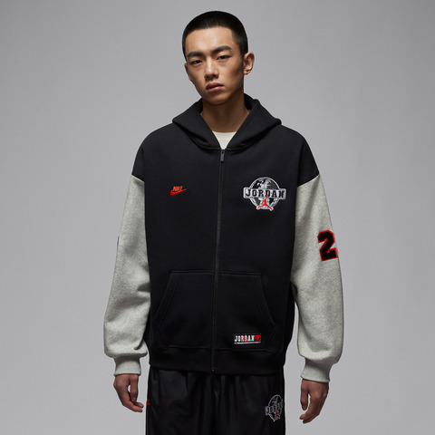 JordanJordan2026男子AS M J BRK VT OVS FZ HD BB针织连帽外套IO9824-010
