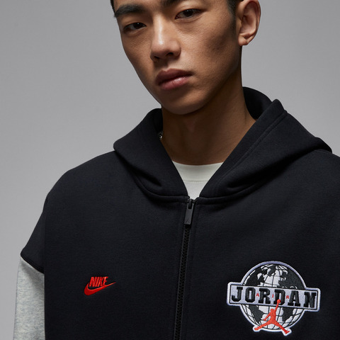 JordanJordan2026男子AS M J BRK VT OVS FZ HD BB针织连帽外套IO9824-010