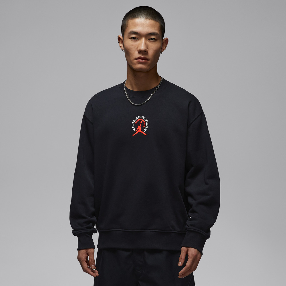 JordanJordan2026男子AS M J BRK REC FLC CREW LB针织无帽卫衣IQ2981-010