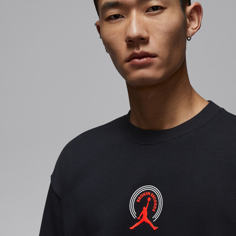 JordanJordan2026男子AS M J BRK REC FLC CREW LB针织无帽卫衣IQ2981-010