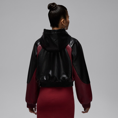 JordanJordan2026女子AS W J FLT FX LTHR JKT梭织连帽外套IF0948-011