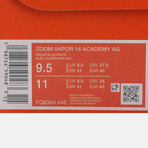 NIKE耐克2026男子ZOOM VAPOR 16 ACADEMY AG足球FQ8364-446