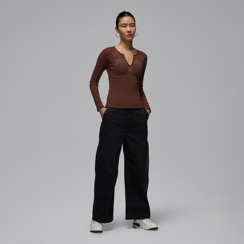 JordanJordan2026女子AS W J FLT BRRL PANT CNY GCEL梭织长裤IQ3962-010