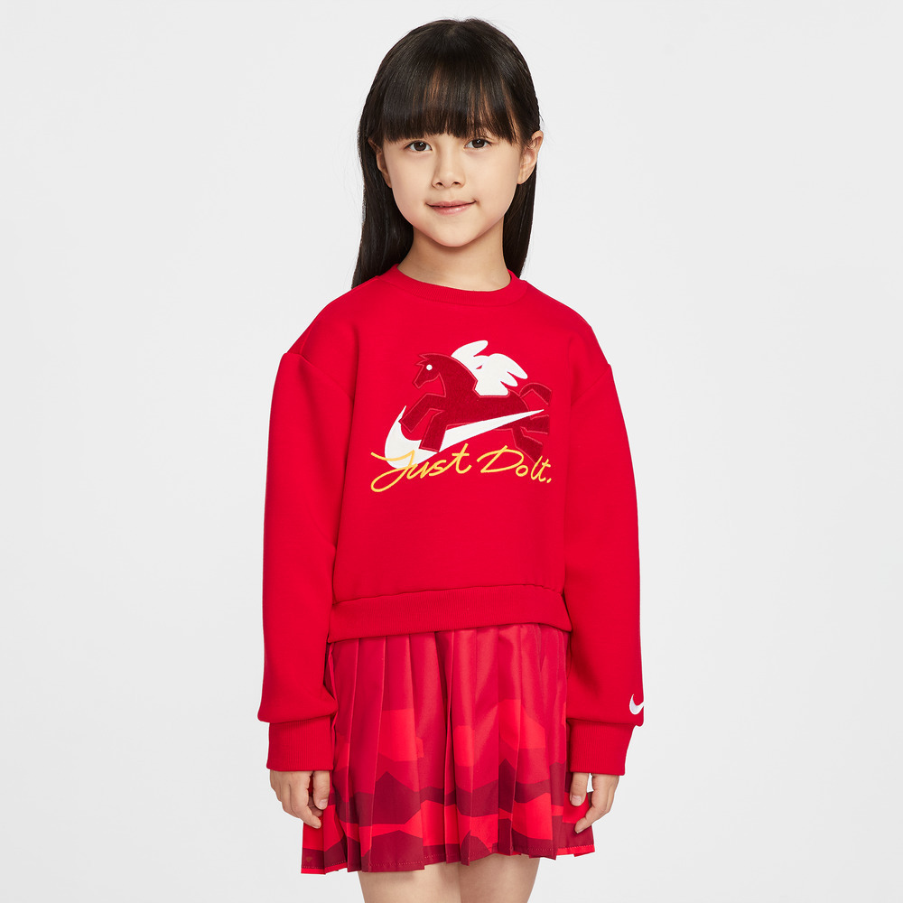 Nike KidsNike Kids2026女小童卫衣连衣裙长袖连衣裙NY2612158PS-001