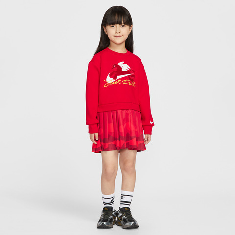 Nike KidsNike Kids2026女小童卫衣连衣裙长袖连衣裙NY2612158PS-001