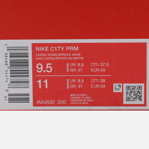 NIKE耐克2026男子NIKE C1TY PRM休闲IM4692-300