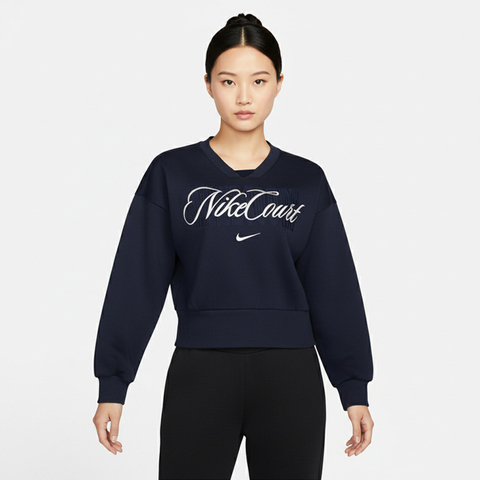 NIKE耐克2026女子AS W NKCT HRTG FLC CREW针织无帽卫衣IB0758-410