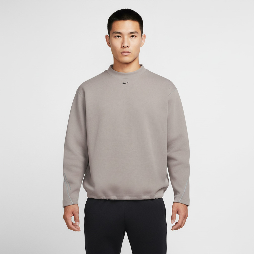 NIKE耐克2026男子AS M NK TCH FLC CREW针织无帽卫衣HV6538-009