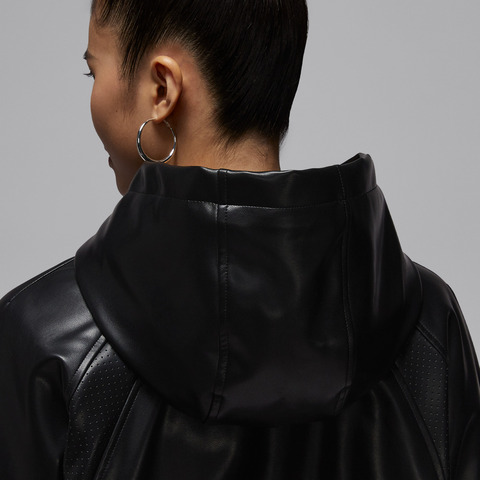 JordanJordan2026女子AS W J FLT FX LTHR JKT梭织连帽外套IF0948-010