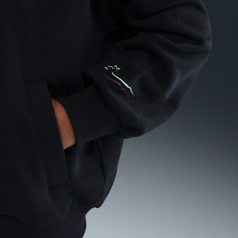 Nike KidsNike Kids2026大童K NK COB FLC PO HOODIE GLITCH针织连帽卫衣HV0508-010