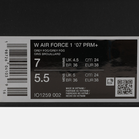 NIKE耐克2026女子W AIR FORCE 1 '07 PRM+休闲IO1259-002
