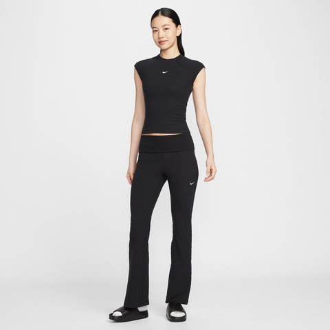 NIKE耐克2026女子AS W NSW CHILL KNIT RIB SS TOP针织无领短TIF0243-010