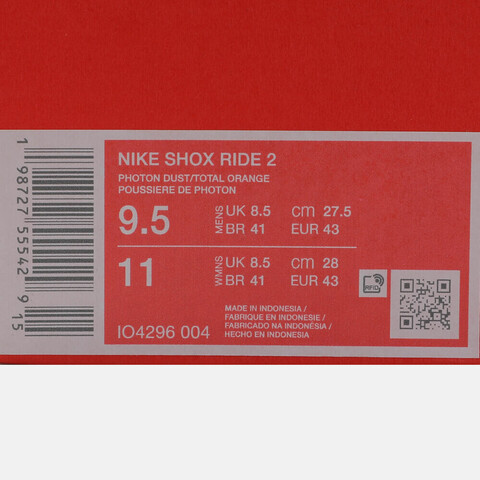 NIKE耐克2026男子NIKE SHOX RIDE 2休闲IO4296-004