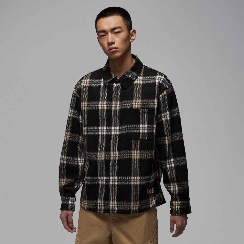 JordanJordan2026男子AS M J FLT CLB FLANNEL SHIRT梭织长袖衬衫IB1904-010