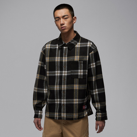 JordanJordan2026男子AS M J FLT CLB FLANNEL SHIRT梭织长袖衬衫IB1904-010