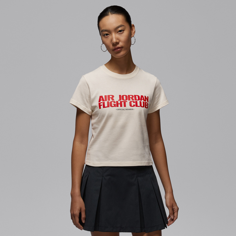 JordanJordan2026女子AS W J FLT CLB SHGF GFX TEE针织无领短TIF3573-110