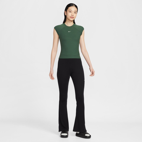 NIKE耐克2026女子AS W NSW CHILL KNIT RIB SS TOP针织无领短TIF0243-323