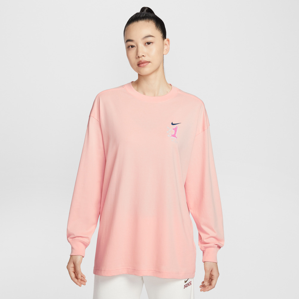 NIKE耐克2026女子AS W NSW LS TOP OS NNSC GCEL针织无领长TIR0096-800