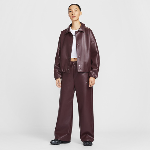 NIKE耐克2026女子AS W NSW KTMH WVN COACH JKT GC皮衣IQ8170-652