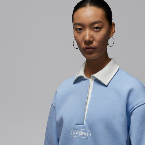 JordanJordan2026女子AS W J FLT FLC RUGBY TOP针织有领长TIF0997-422