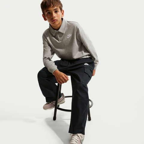 Nike KidsNike Kids2026大童K NSW CLUB WVN CRGO PNT梭织长裤IF2825-010