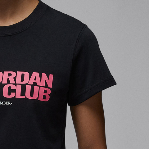 JordanJordan2026女子AS W J FLT CLB SHGF GFX TEE针织无领短TIF3573-010