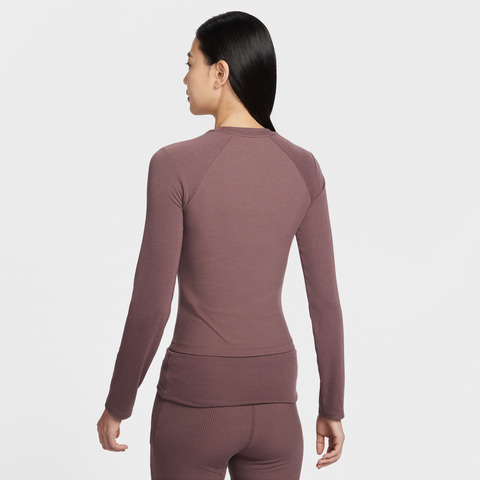 NIKE耐克2026女子AS W NSW CHILL KNIT RIB LS TOP针织无领长TIF0237-502