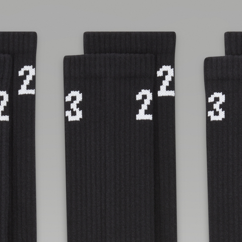 JordanJordan2026中性U J ESSENTIAL CREW 3PR -  144中袜优惠装DA5718-010