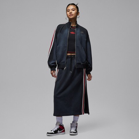 JordanJordan2026女子AS W J FLT FLC FT FZ JKT针织无帽外套IF1028-010