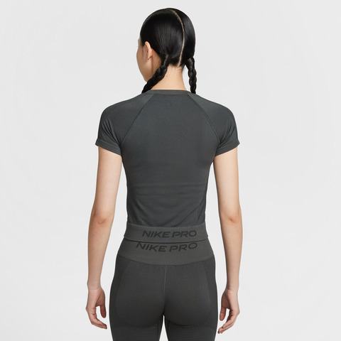 NIKE耐克2026女子AS W NP DF SMLS SS TOP针织无领短TIM9973-070