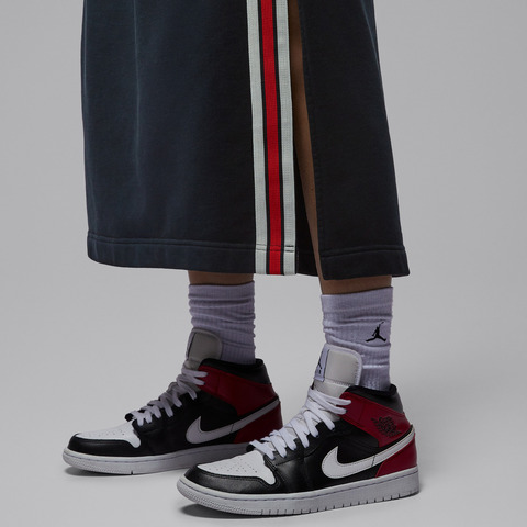 JordanJordan2026女子AS W J FLT FLC FT SKIRT针织长裙IF1033-010
